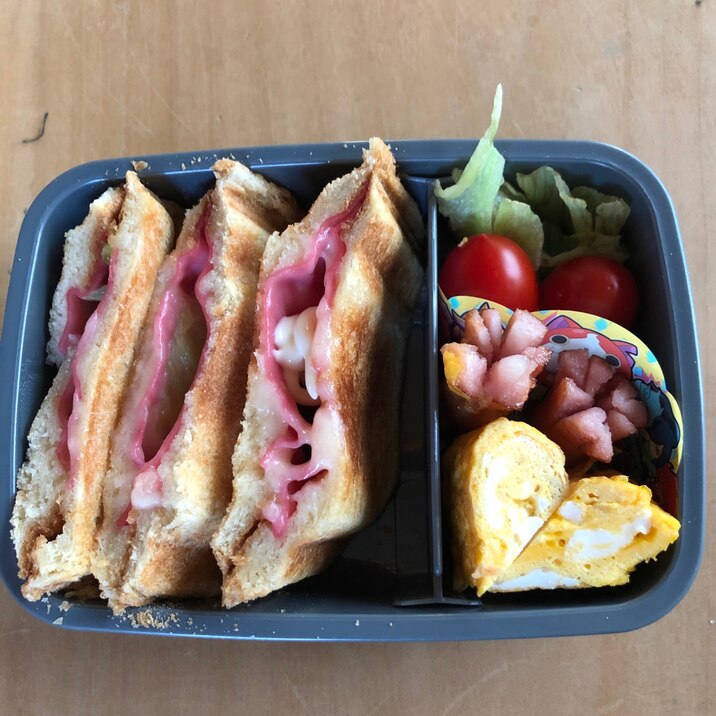 ホットサンド弁当 レシピ 作り方 By くま0927 楽天レシピ ホットサンド弁当 レシピ 作り方 By くま0927 楽天レシピ